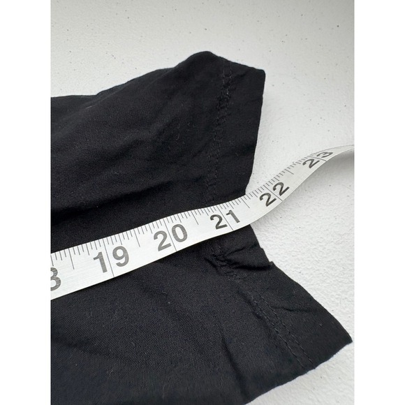 American Eagle Outfitters Smocked Waist Capri Pants XXL Black Casual - Picture 7 of 8